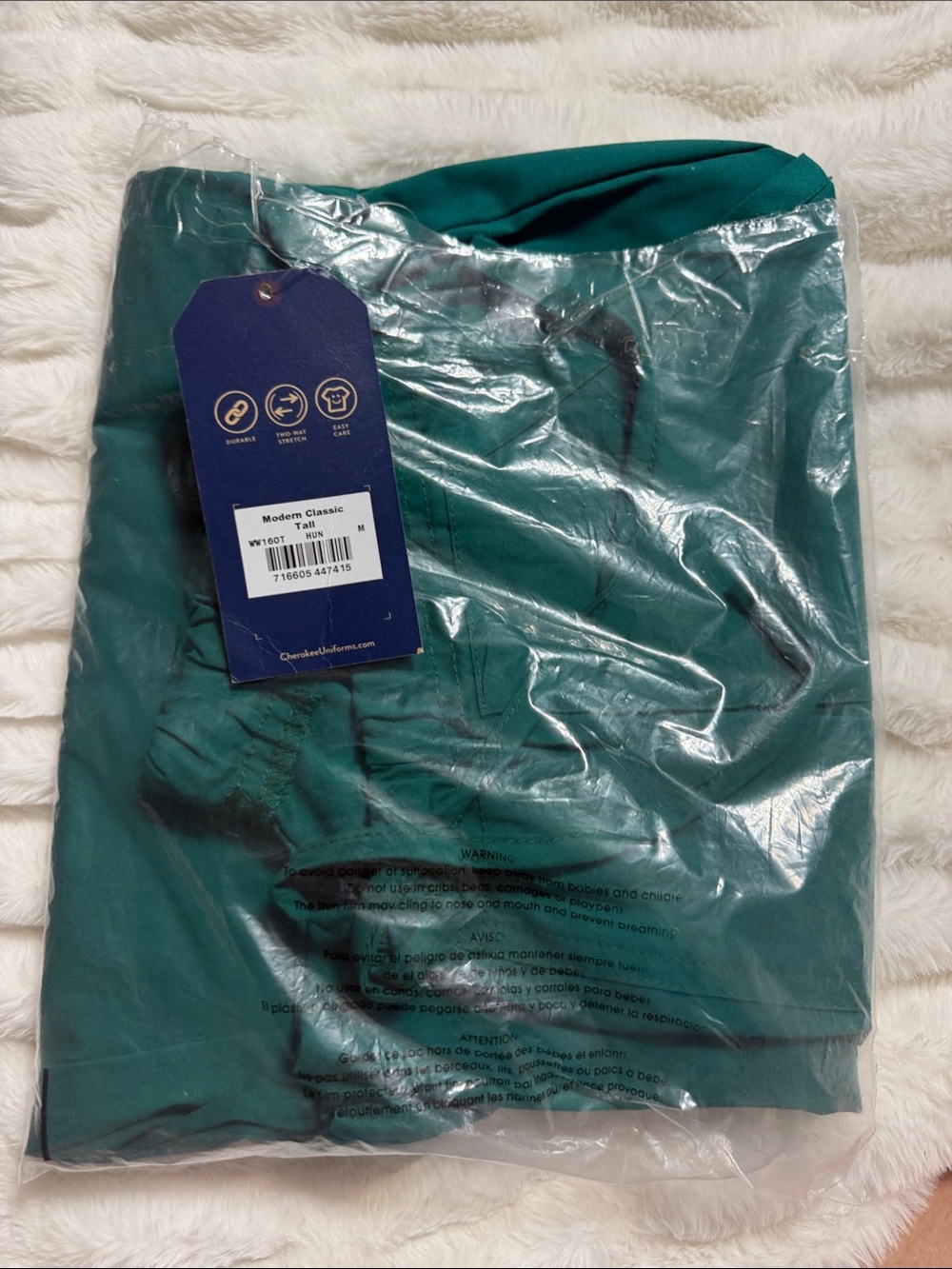 Cherokee Straight Leg Pants in Teal Green